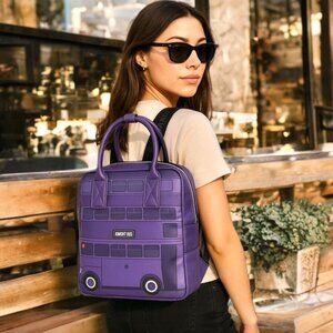 Harry Potter Karactermania Knight Bus Backpack Hogwarts Wizarding Bag RARE FLAW